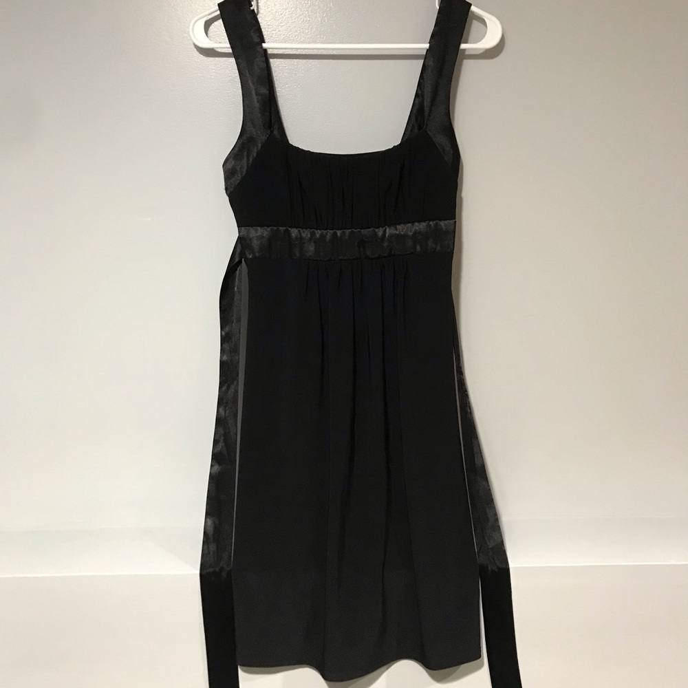 B. Darlin Simple Black Dress w Tie